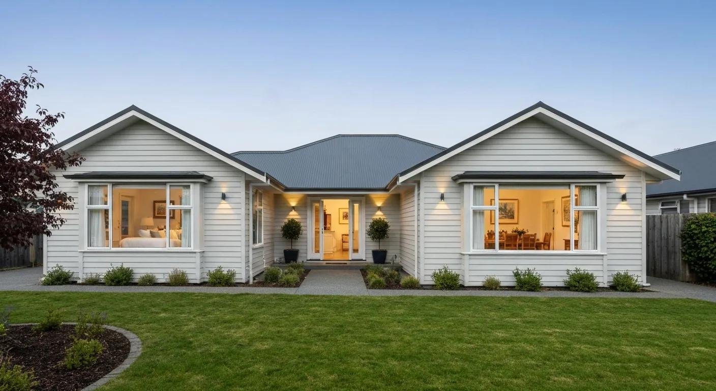 Beautifully painted Christchurch home showcasing professional interior and exterior painting services